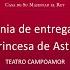 Ceremonia De Entrega De Los Premios Princesa De Asturias 2021