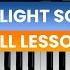 Moonlight Sonata 1st Movement Complete Piano Lesson 2023