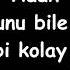 Ersay Üner İki Aşık Karaoke Lyrics Sözleri