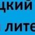 Немецкий язык история литературы Лекция 6 Литература XX века