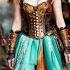 Beautiful Woman In Stunning Steampunk Attire