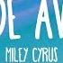 Miley Cyrus Slide Away Lyrics