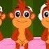 Детские песни на английском языке Kids Songs 5 маленьких обезьянок Five Little Monkeys