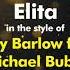 Gary Barlow Feat Michael Buble Sebastian Yatra Elita Karaoke Version From Zoom Karaoke