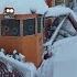 Train Plowing Railroad Tracks After Winter Storm December 2022 Donner Pass