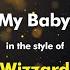 Wizzard See My Baby Jive Karaoke Version From Zoom Karaoke