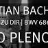 J S Bach Aus Tiefer Not Schrei Ich Zu Dir Pro Organo Pleno Manuale E Pedale Doppio BWV 686