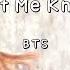 Let Me Know BTS Instrumental Lyrics