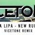 Dua Lipa New Rules Vicetone Extended Remix