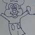 How To Draw Micky Mouse Easily