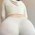 PAWG In White Leggins Shaking Her Booty Pawg Leggins Booty Shaking Thickfit