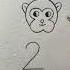 How To Draw A Monkey With Pencil