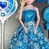 BLUE DISNEY PRINCESS FROZEN Elsa Anna Slime Mixing Random Things Into Slime