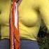 Tina Aumont In Tight Yellow Sweater Braless Getting On A Bicycle 1080P BD