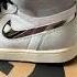 W Air Ajordan 1 ZM CMFT 2 White Metallic Silver