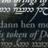 Lothlórien With Quenya And Sindarin Lyrics In Tengwar Lord Of The Rings Fellowship Of The Ring