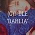 SPED UP G I DLE DAHLIA