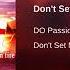 Do Passion Don T Set My Heart On Fire New Song