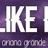 Ariana Grande Just Like Magic Clean Lyrics