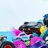 Monster Jam Hot Wheels Monster Trucks RACING Snow Mountain Avalanche Run