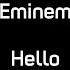 Eminem Hello Lyrics