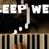 Sleep Well D4vd Piano Cover Piano Tutorial Instrumental