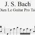 J S Bach Prelude Bwv 999 Guitar TAB