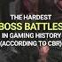 The Hardest Boss Battles In Gaming History Shorts Gaming Eldenring Sekiro Bloodborne Cuphead