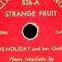 STRANGE FRUIT BILLIE HOLIDAY 1939 On Commodore 78 RPM Original 1939 Pressing