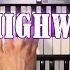 Deep Purple Highway Star Keyboard Cover