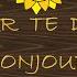 Pour Te Dire Bonjour Comptine Virginie Albanese