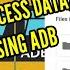 HOW TO ACCESS DATA OBB USING ADB