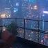 Rain Sounds And Deep Ambient Music Cyberpunk Balcony 10 Hours Sci Fi 2077