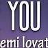 Demi Lovato Tell Me You Love Me Lyrics