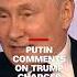 Putin Comments On Trump Charges