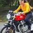 Girl Riding Bike Continental Gt 650