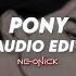 Pony Ginuwine Edit Audio