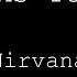 Nirvana Come As You Are VOCALS Guitar Backing Track