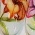 Watercolor Lily Nail Design Лилия дизайн ногтей акварель Nailart Watercolor Lily дизайнногтей