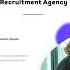 Xotra Recruitment Job Agency PSD Template Startup Agency