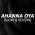 Ahanna Oya අහන න ඔය Slow Reverb