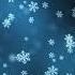 NEW 2022 4K Snowflakes Falling Looping Animation Blue Background Footage Screensaver