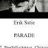 Erik Satie Parade Prestigitateur Chinois