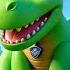 Paw Patrol Ultimate Rescue MARSHALL X CHASE Has A New Friends Dinosaur Rainbow 3