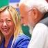 Narendra Modi Ji With Giorgia Meloni Funny G20summit2023 Youtubeshorts Bharat