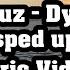 Taio Cruz Dynamite Sped Up Lyric Video