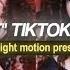 CONFIDENT Tiktok Trend Velocity Edit Preset Alight Motion