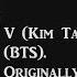 V Kim Taehyung BTS Someone Like You Adele Lyrics Eng