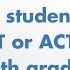 Should Students Start Their SAT Or ACT Prep In 10th Grade