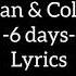 Lyrics Mahmut Orhan Colonel Bagshot 6 Days